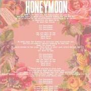 El texto musical HONEYMOON de LANA DEL REY también está presente en el álbum Honeymoon (2015)